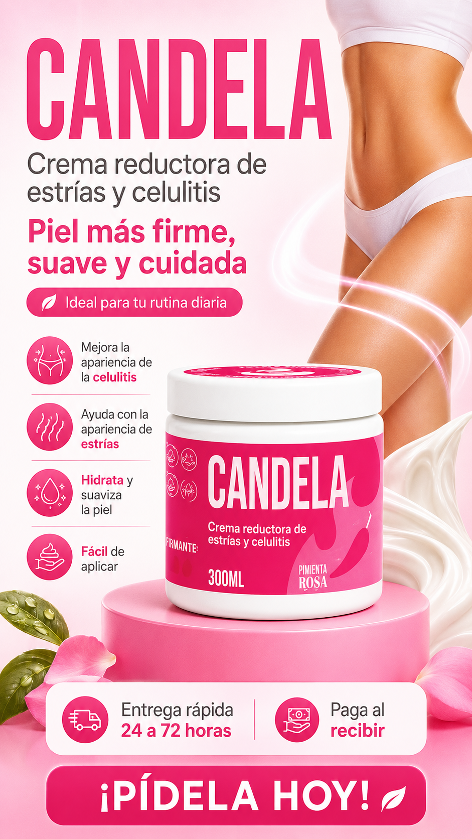 Candela crema anti estrias