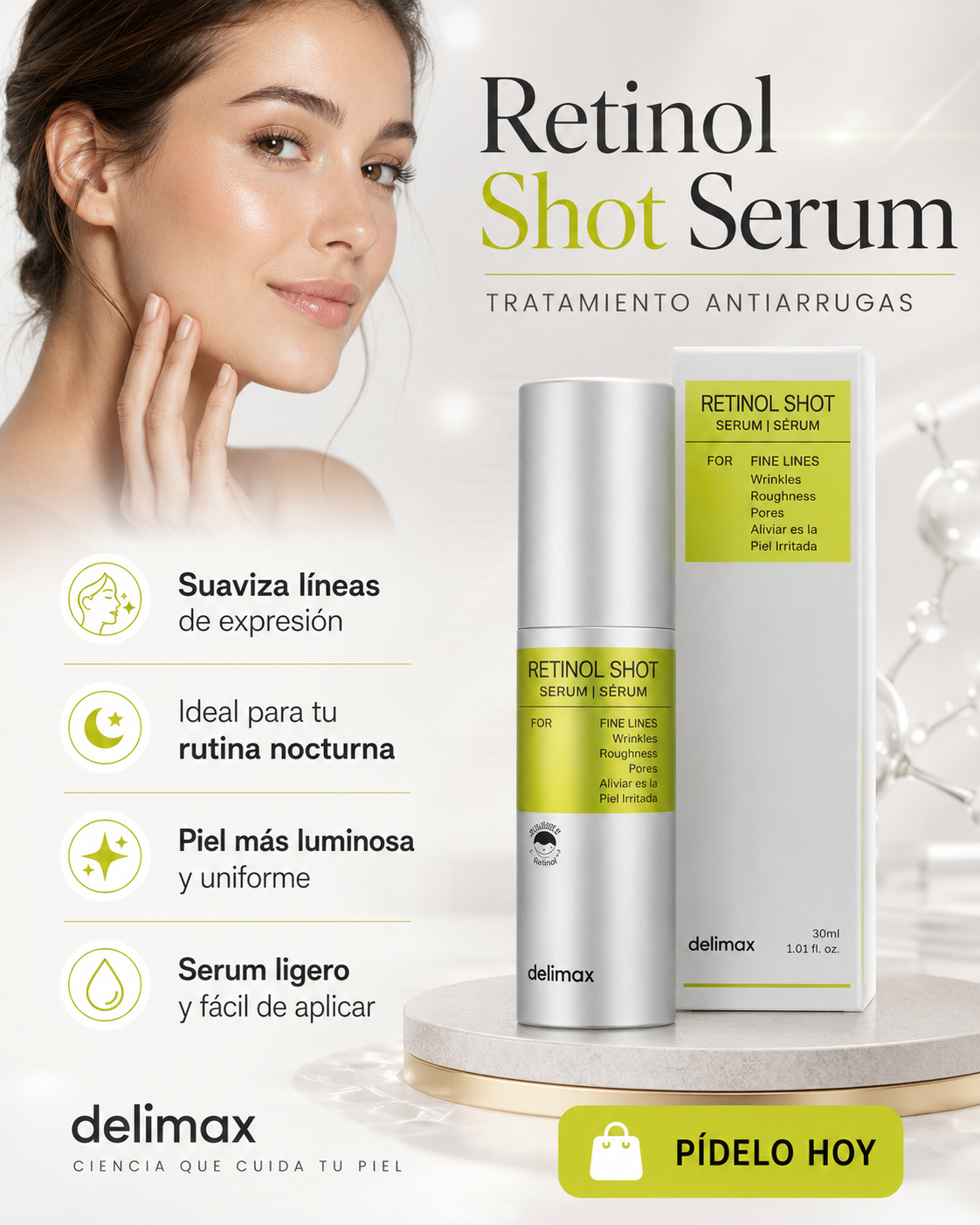 RETINOL SHOT SERUM TRATAMIENTO ANTIARRUGAS